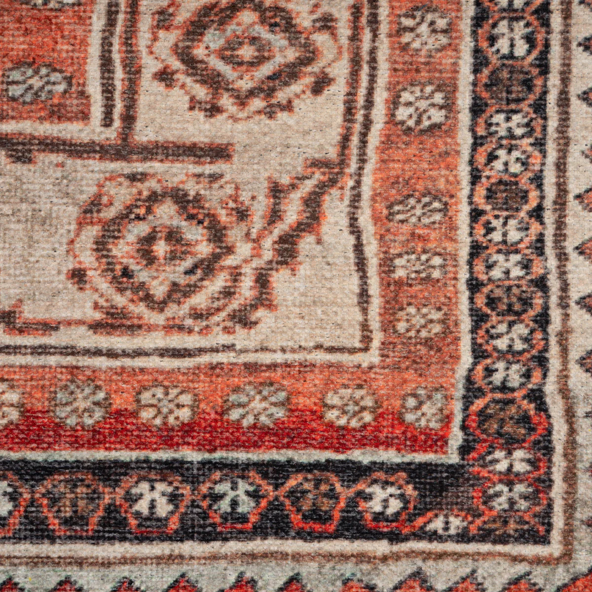 Distressed Terracotta Washable Runner - Rowe - Image 8