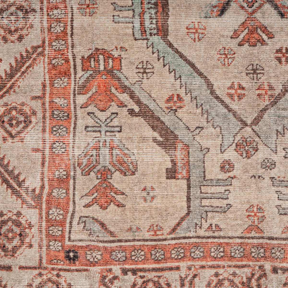 Distressed Terracotta Washable Runner - Rowe - Image 9