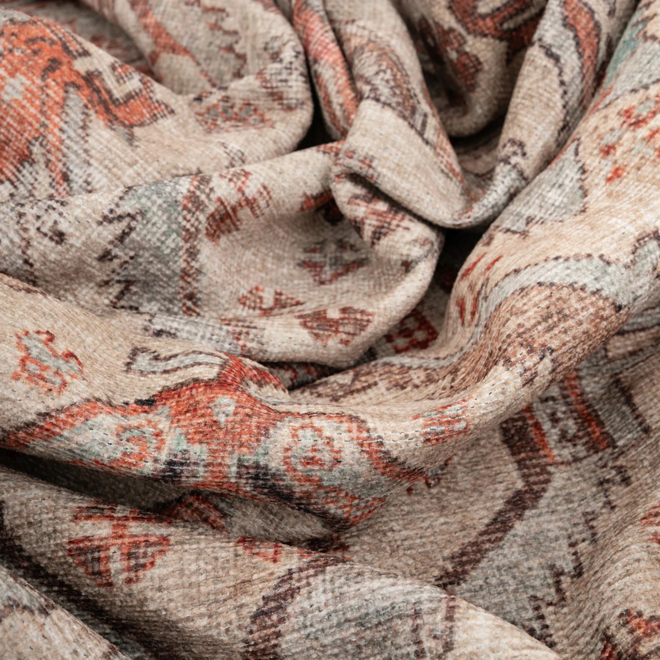 Distressed Terracotta Washable Runner - Rowe - Image 10