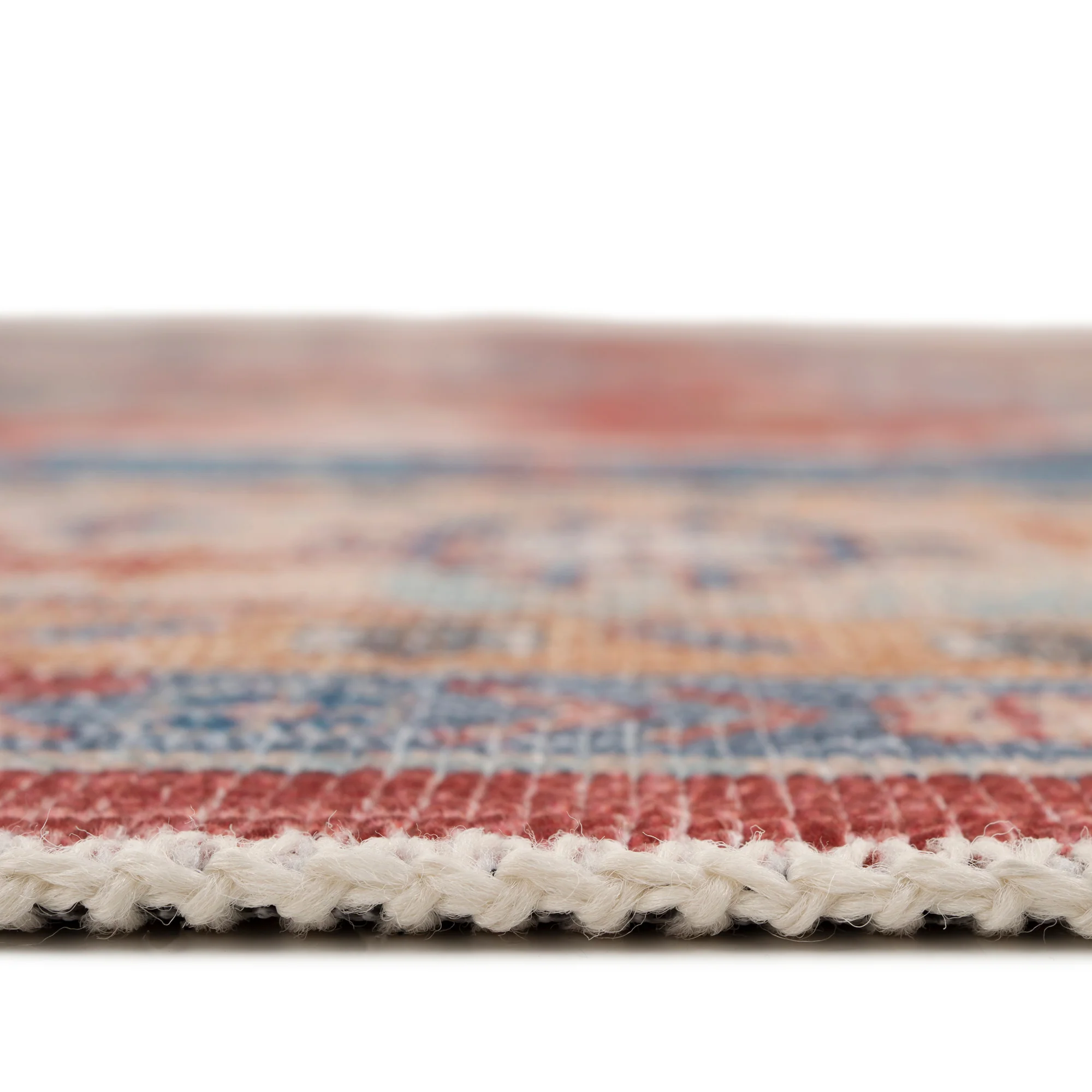 Washable Looped Red Doormat - Anais - Image 2