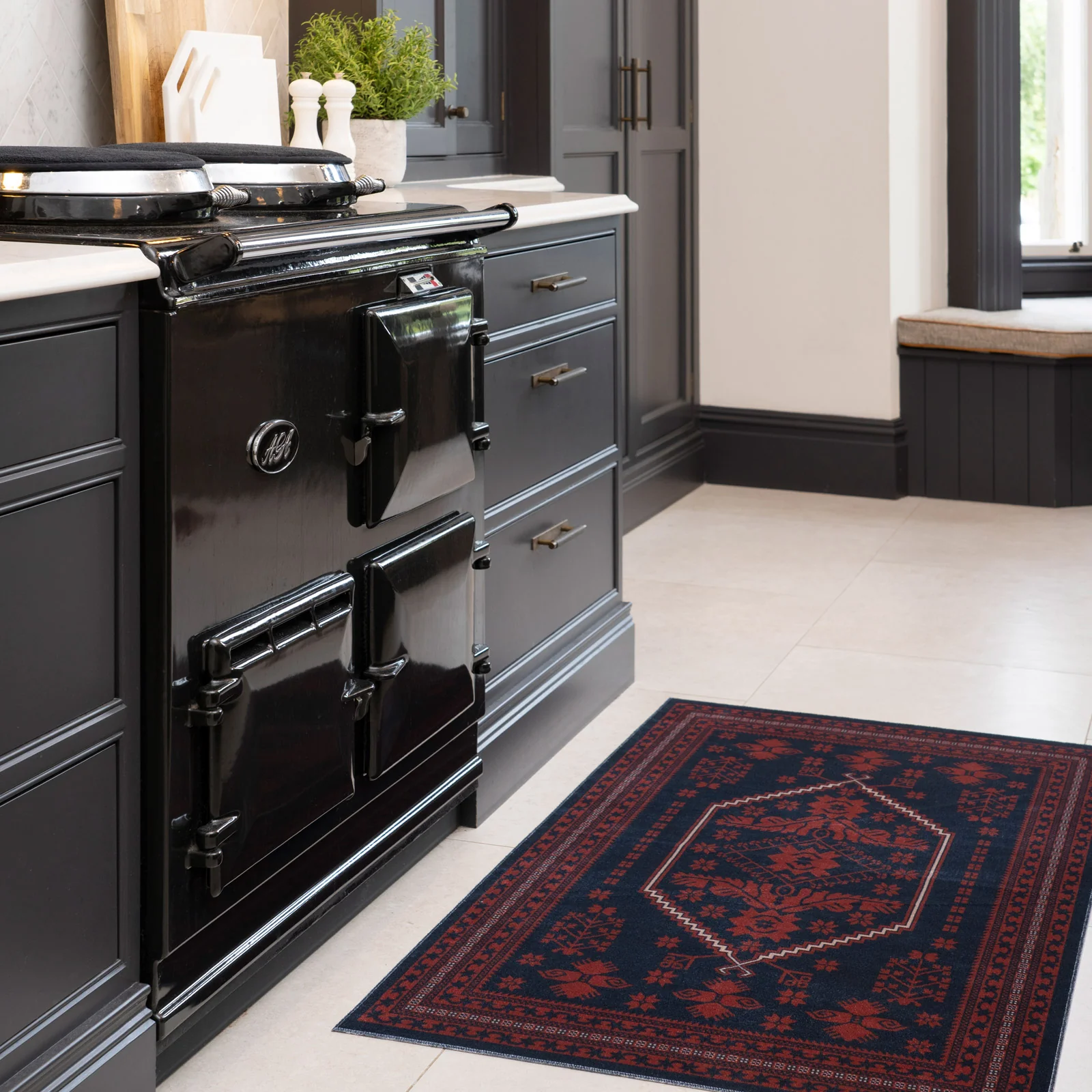 Washable Persian Style Mat - Asha - Image 2