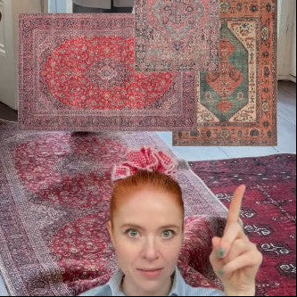 Flatwoven Washable Red Oriental Area Rug - Tullow - Image 18