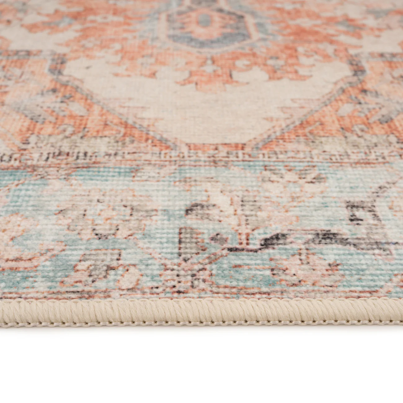 Washable Terracotta Vintage Runner - Sisu - Image 6